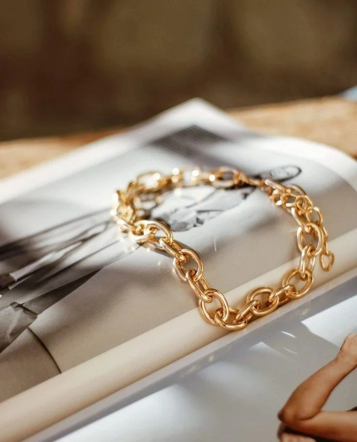 Bold Chain Link Bracelet — LEISURE & JOIE